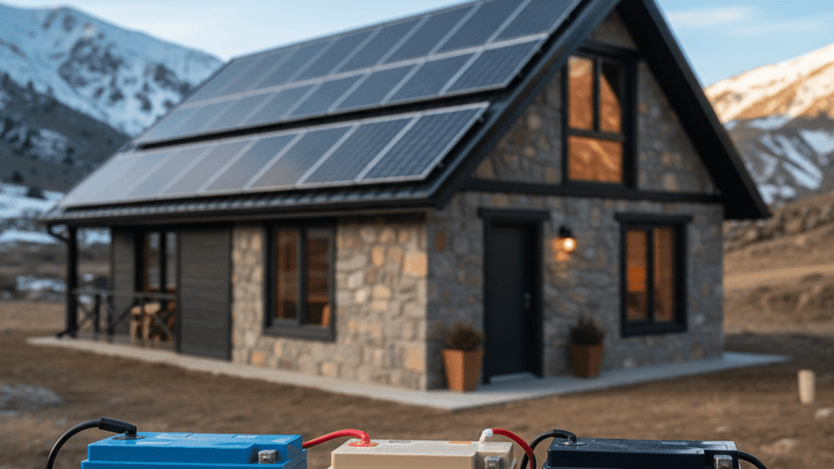 Off-Grid Akü Seçimi Rehberi: Kesintisiz Gücün Temel Taşı